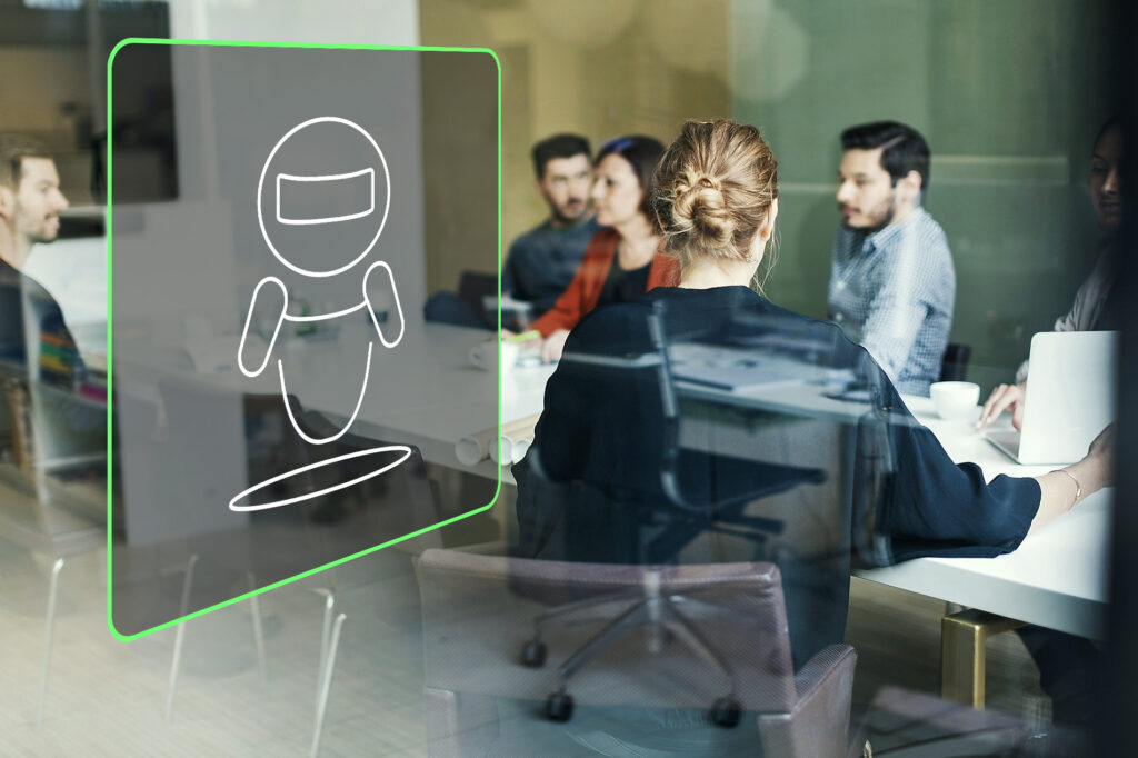 Multi-ethnic business people discussion on project in meeting room